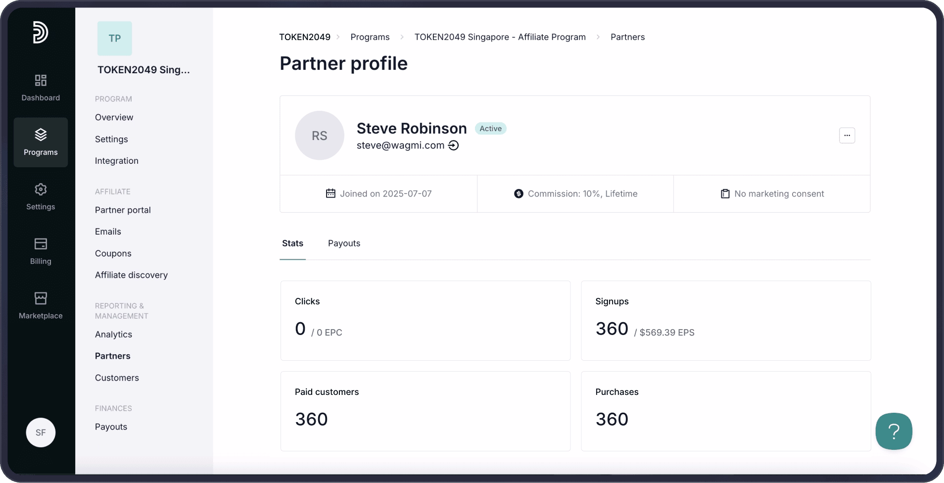 Web App For Community Partners