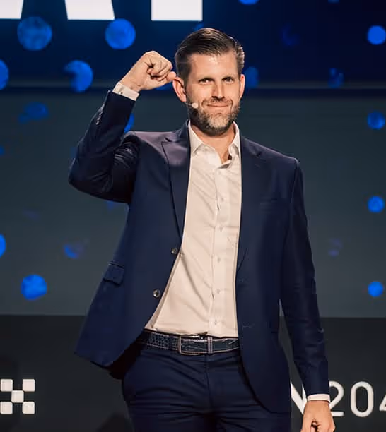 Donald Trump JR at TOKEN2049